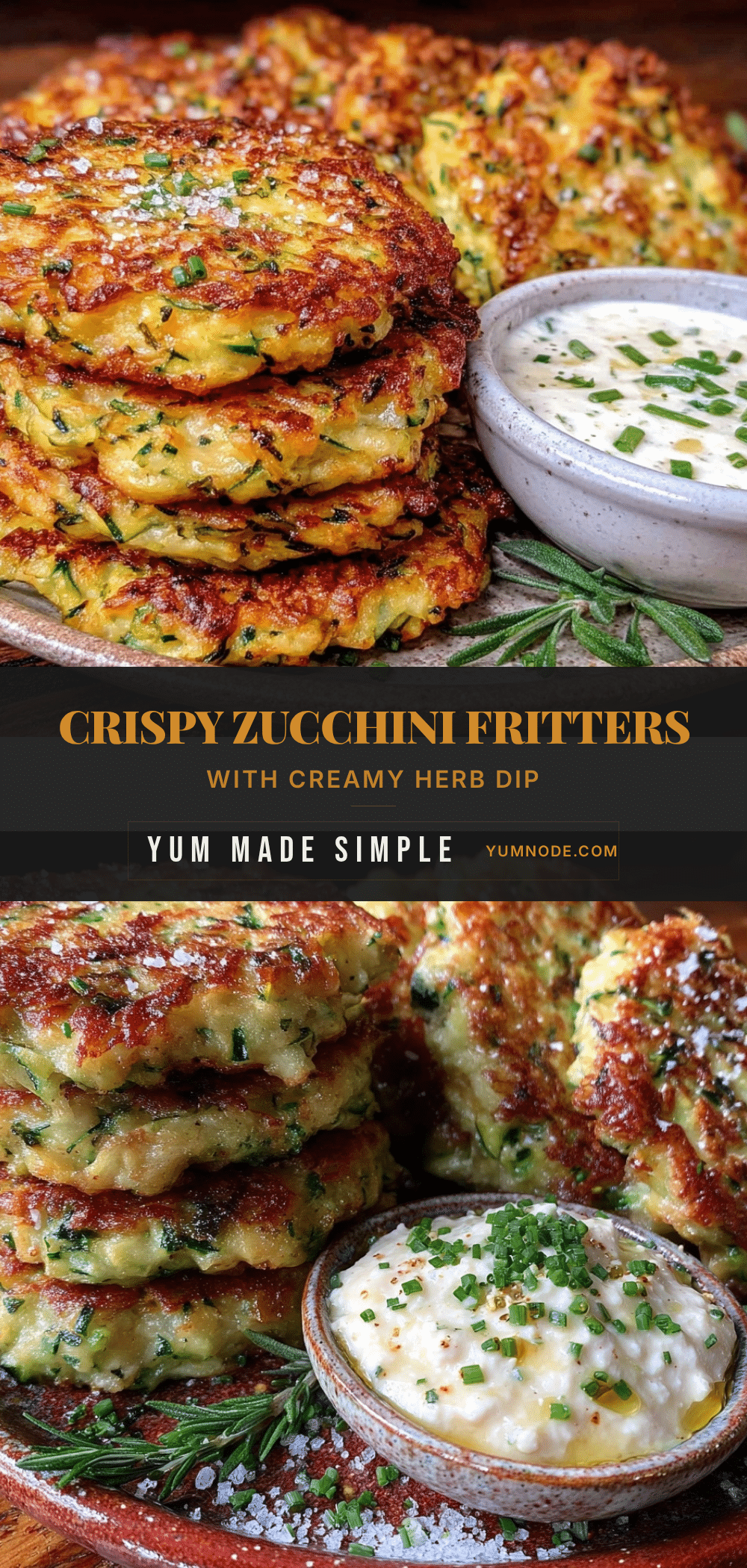 crispy zucchini fritters recipe