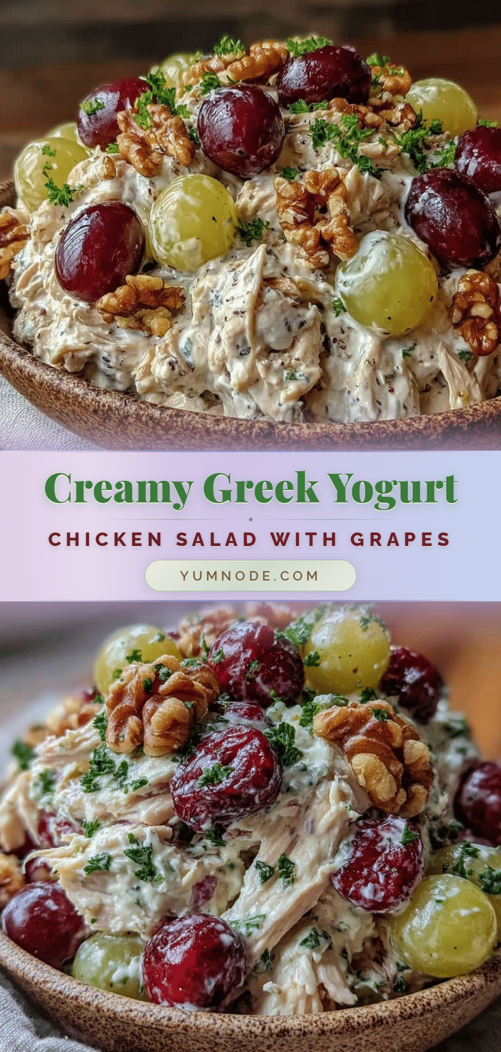 Fresh Greek Yogurt Chicken Salad recipe