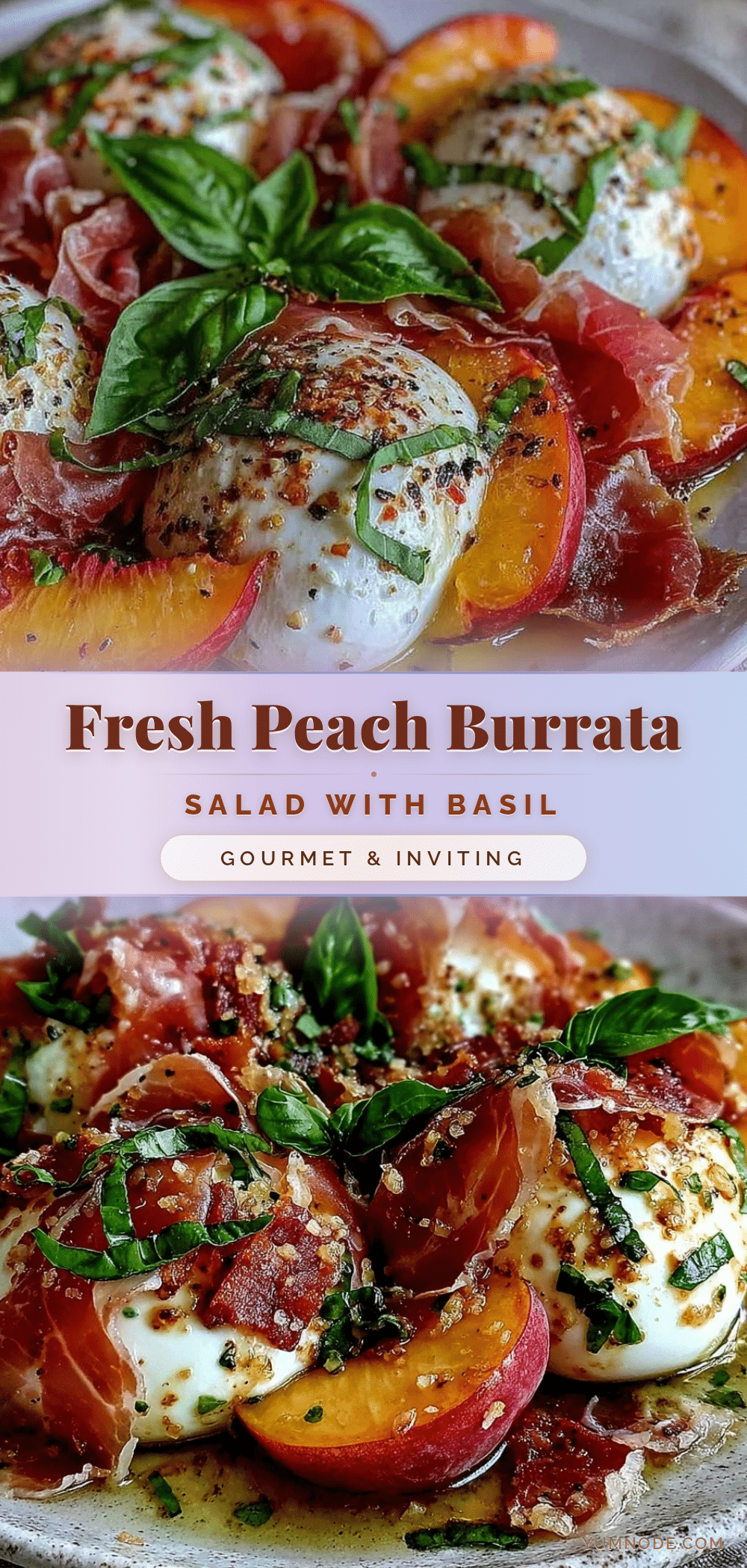 fresh peach burrata salad recipe