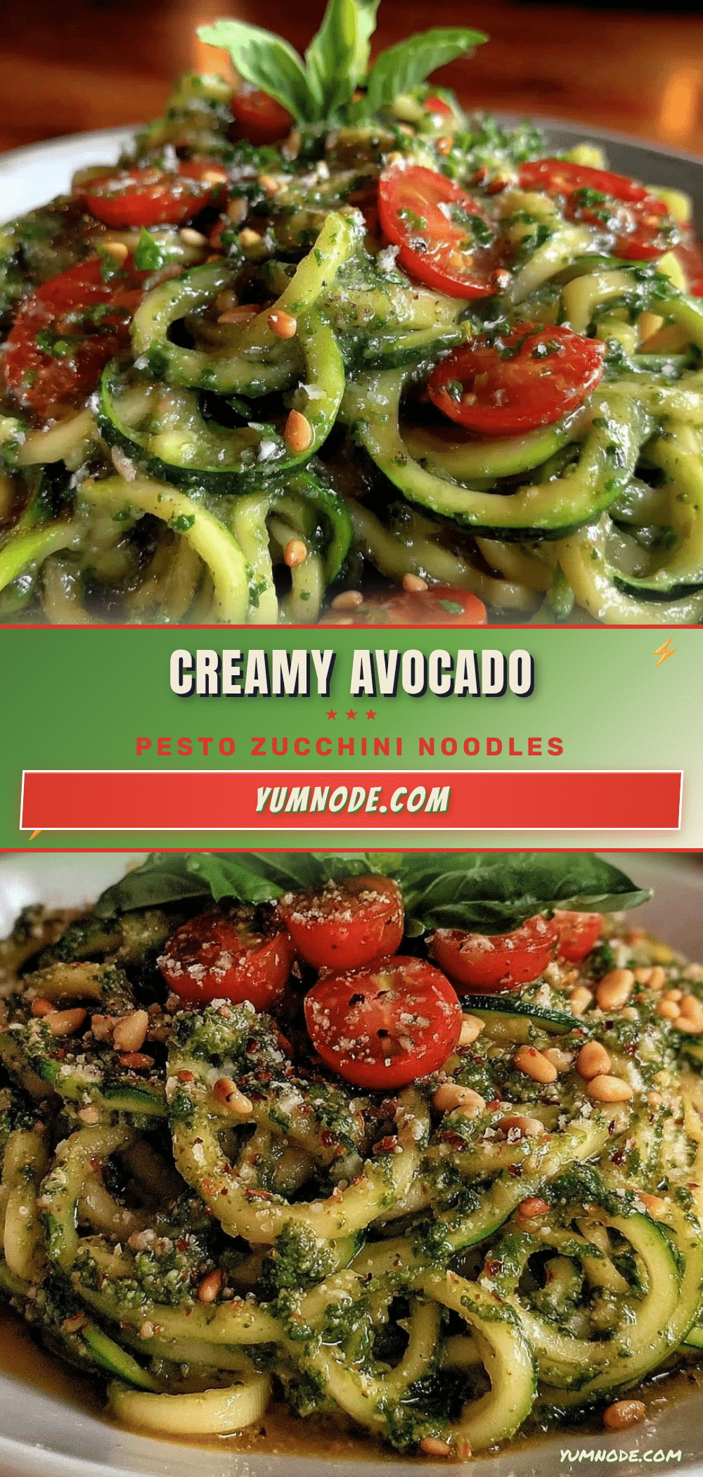 fresh zucchini noodles recipe