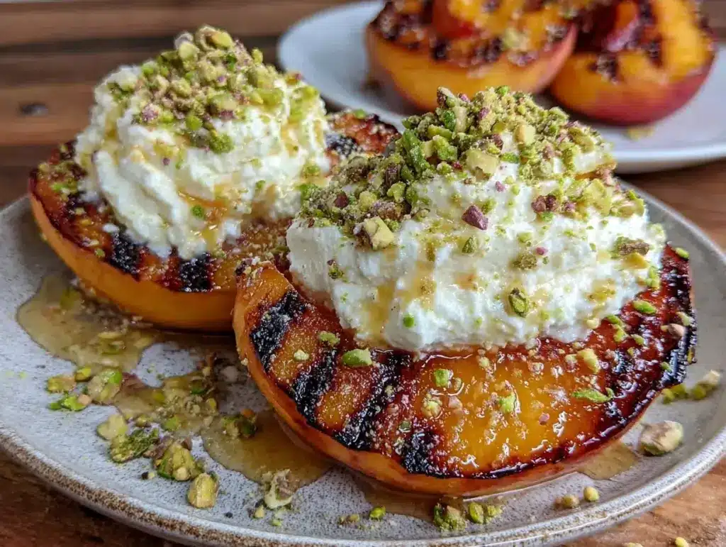 grilled peaches recipe - featured image