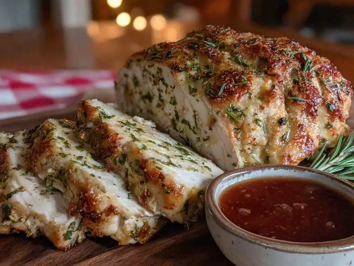 herb butter turkey breast preparation steps