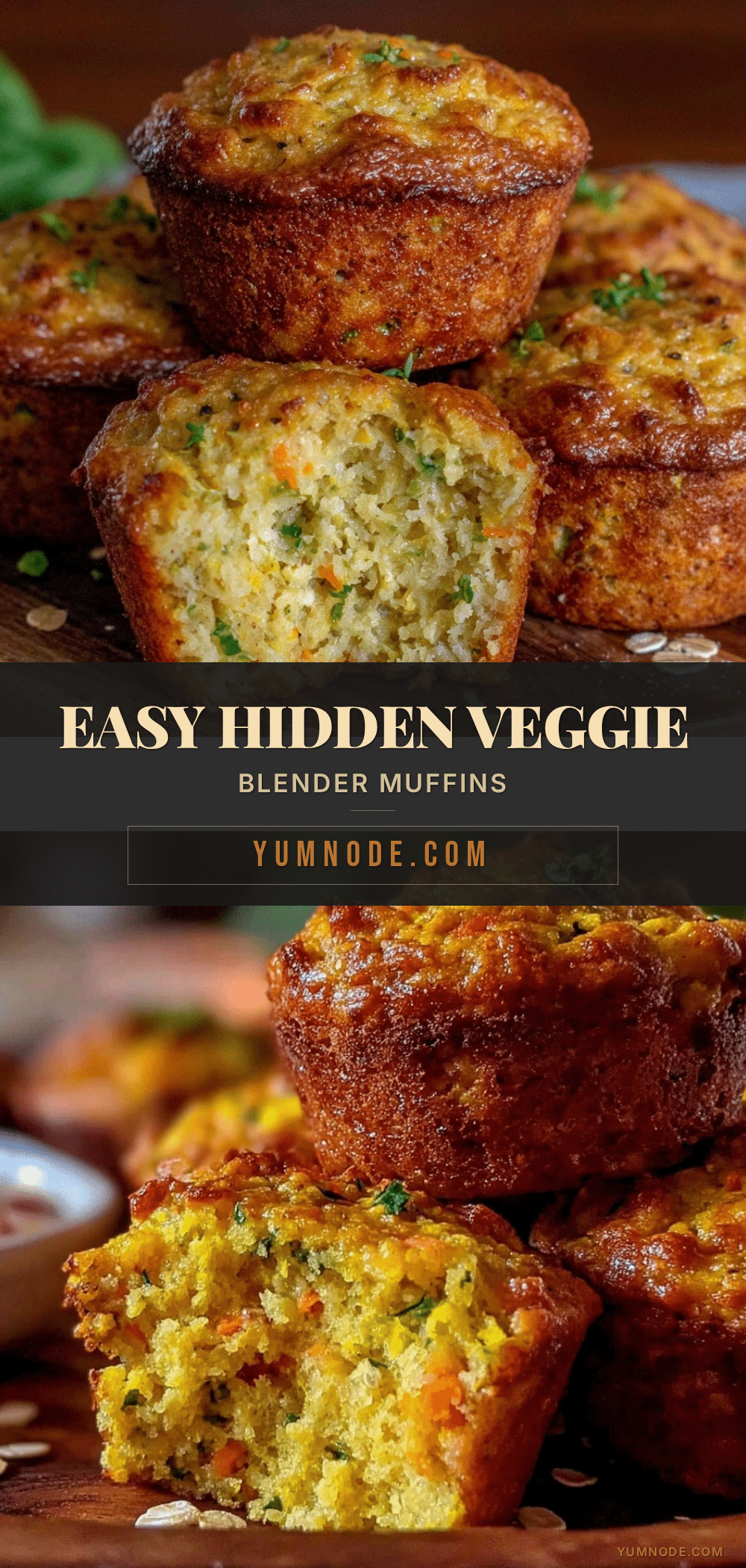 hidden veggie blender muffins recipe