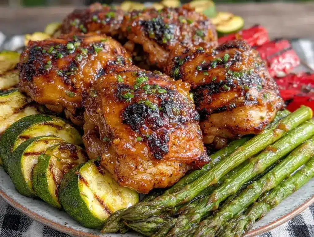 honey lime chicken thighs - featured image