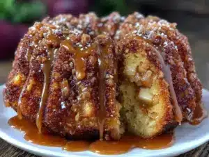 maple brown butter apple Bundt cake - featured image