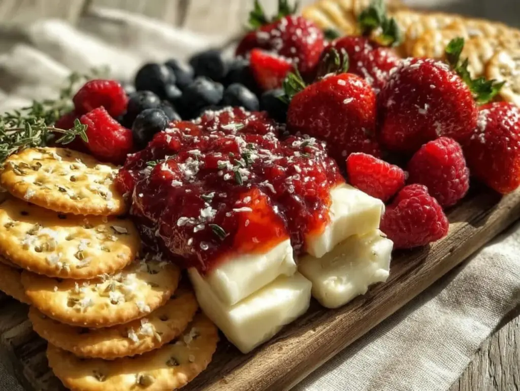 patriotic summer charcuterie board - featured image