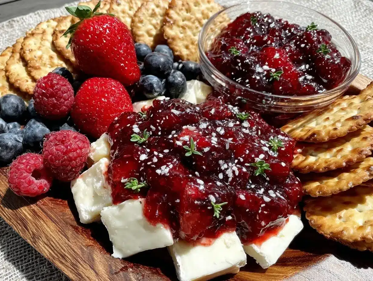 patriotic summer charcuterie board preparation steps