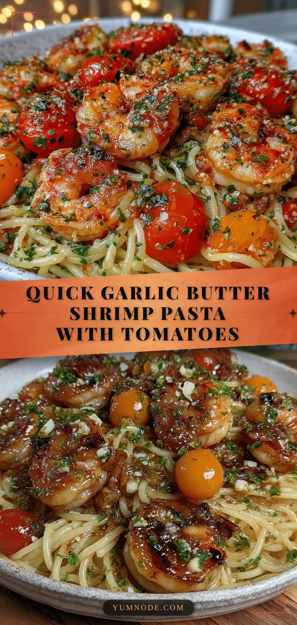 quick garlic butter shrimp pasta recipe