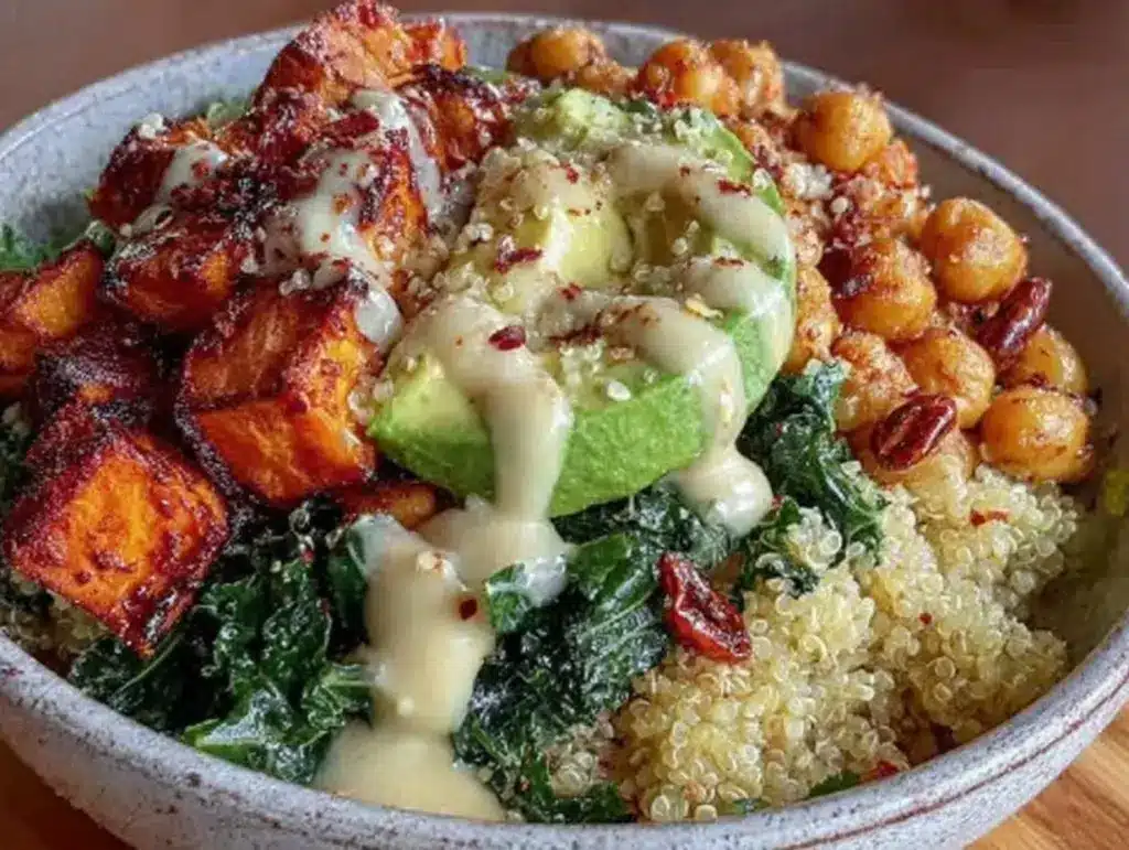 quinoa buddha bowl - featured image