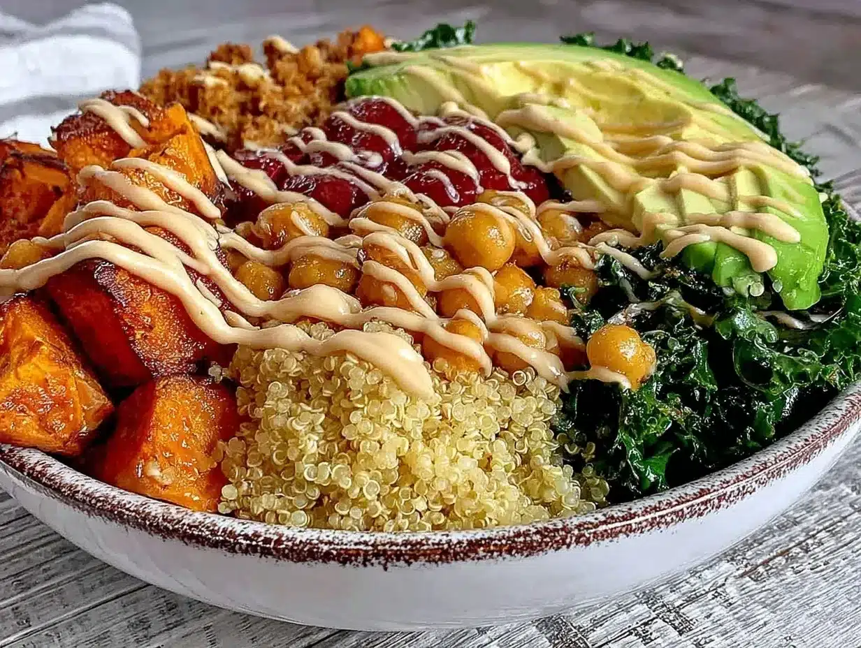 quinoa buddha bowl preparation steps