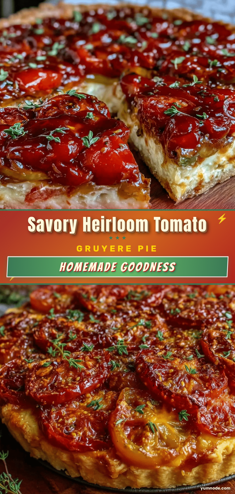 savory heirloom tomato pie recipe