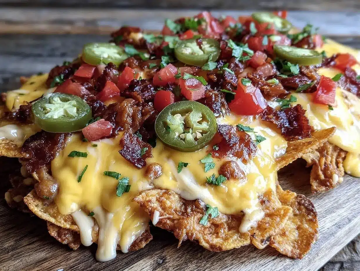 sheet pan loaded nachos preparation steps