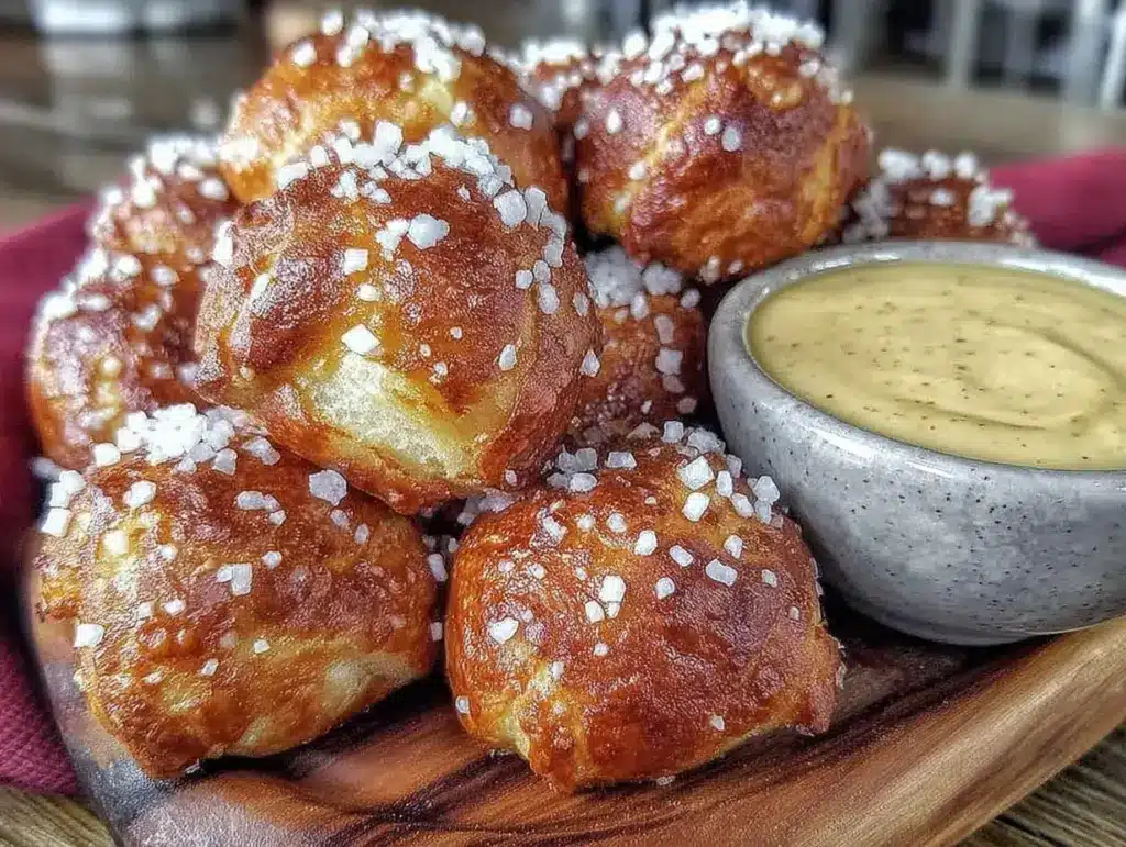 soft pretzel bites - featured image
