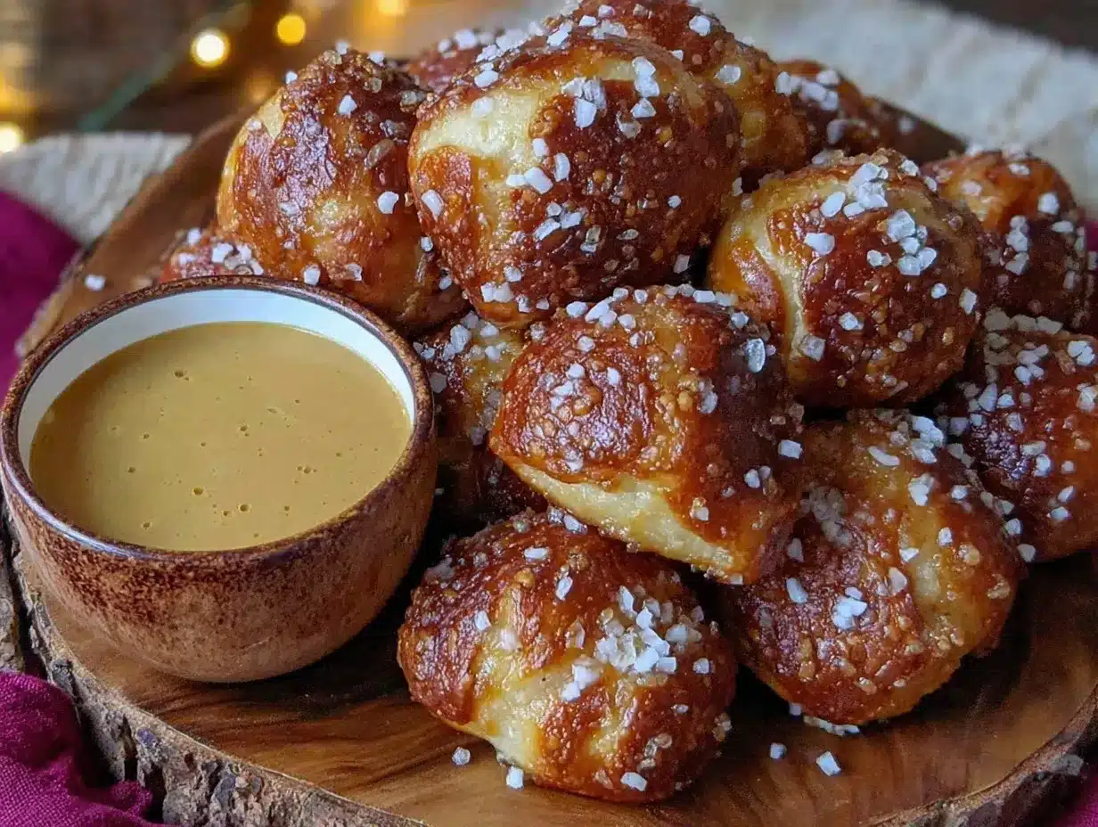 soft pretzel bites preparation steps