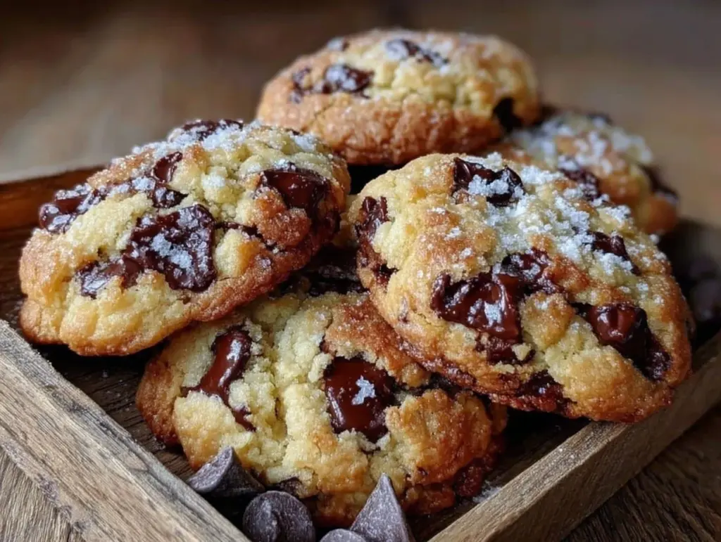 thick and chewy chocolate chip cookies - featured image