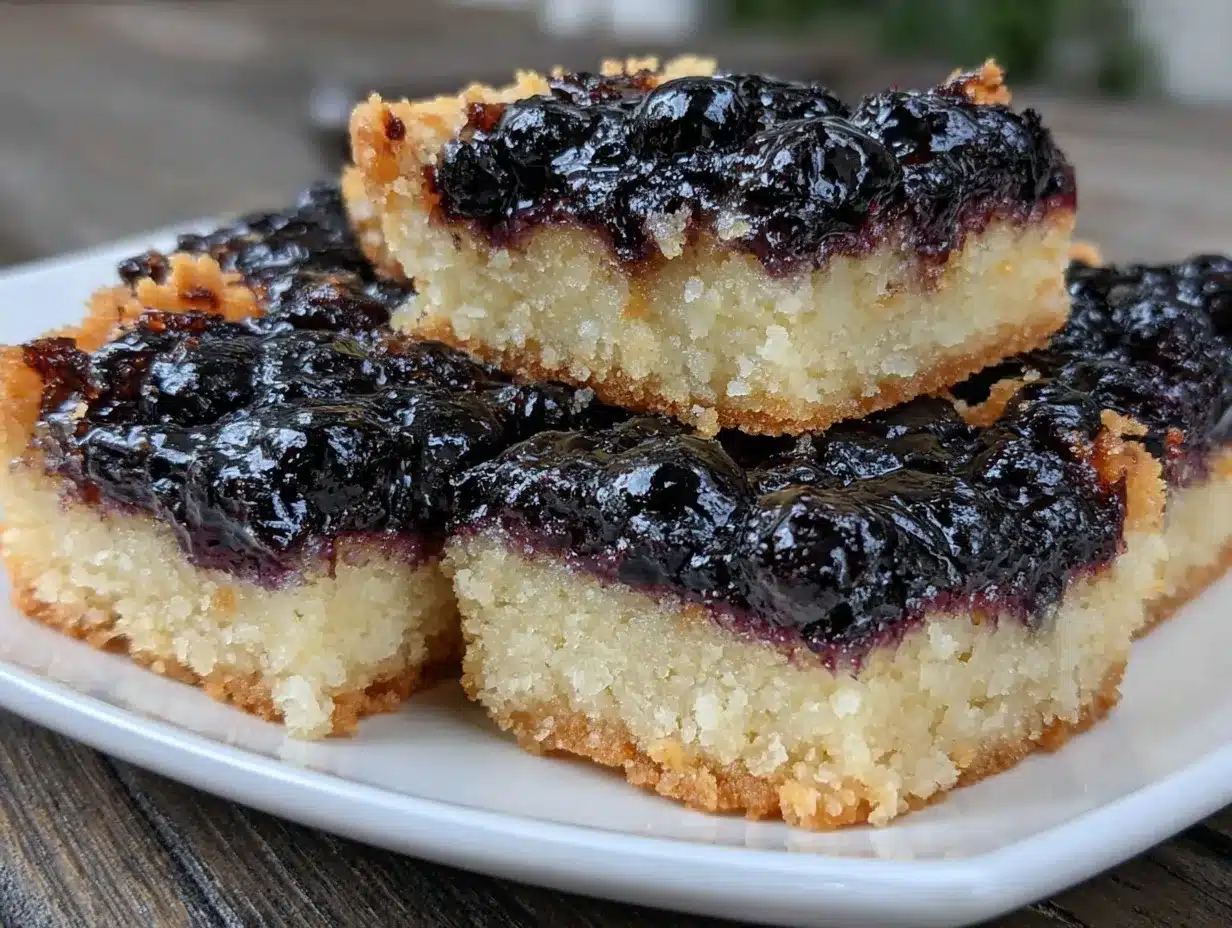 wild huckleberry lemon drop bars preparation steps