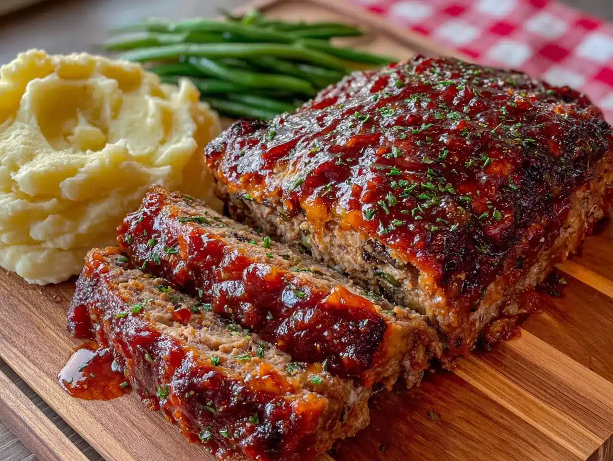 turkey meatloaf with brown sugar glaze preparation steps
